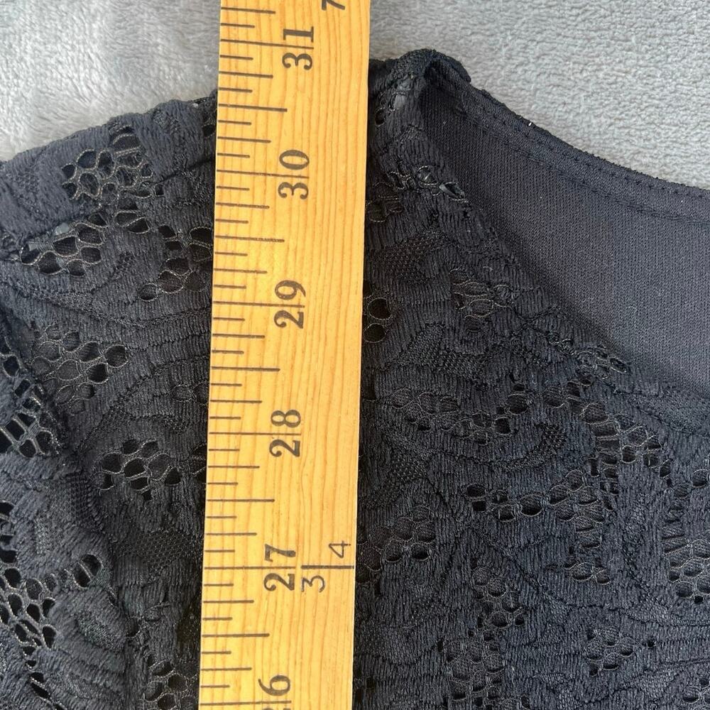 Show Me Your Mumu Tyler Dress Black Lace Swing Tunic Mini USA Long Sleeve - M - Picture 6 of 10